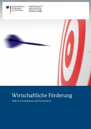 Wirtschaftliche Förderung - Förderdatenbank