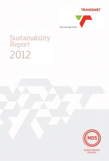 Sustainability Report 2012 - Transnet