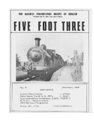 Five Foot Three Number 8 - Railway Preservation Society of Ireland