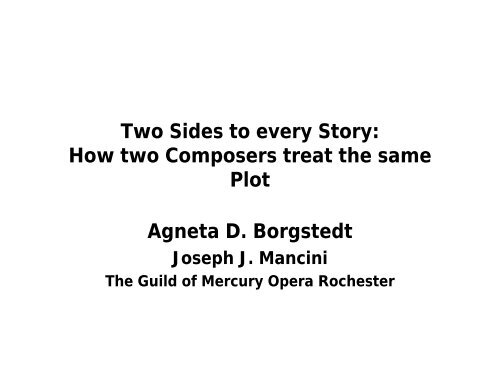 Handout - Opera Guild of Rochester