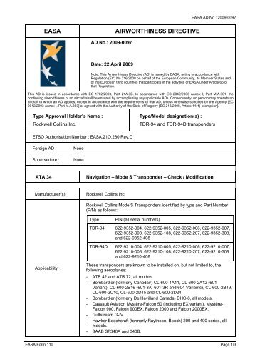 EASA 2009-0097