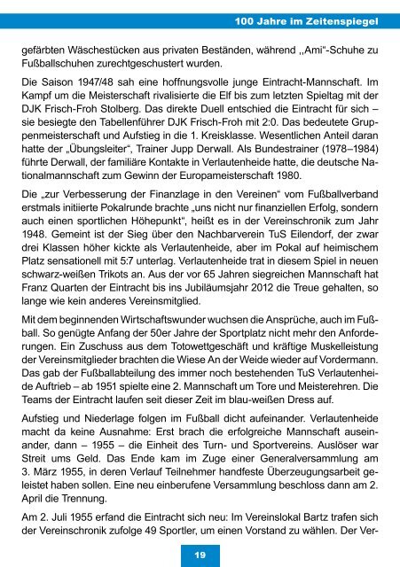 Download Festzeitschrift - SV Eintracht Verlautenheide