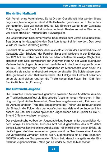 Download Festzeitschrift - SV Eintracht Verlautenheide