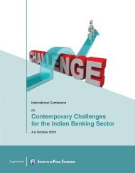 Contemporary Challenges for the Indian Banking Sector - Institute of ...