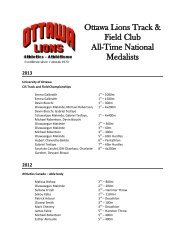 Ottawa Lions Track & Field Club All-Time National ... - WordPress.com