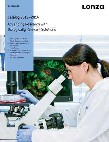 Catalog 2013â2014 Advancing Research with ... - Biocenter