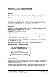 Ethics Committee Policy - The Alfred Research & Ethics Unit Home ...