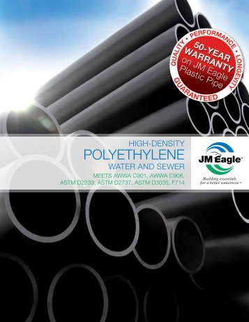 HDPE Water & Sewer Product Brochure - JM Eagle