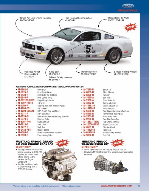 2006 Ford Racing Performance Parts Catalog