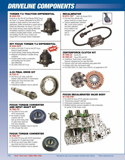 2006 Ford Racing Performance Parts Catalog