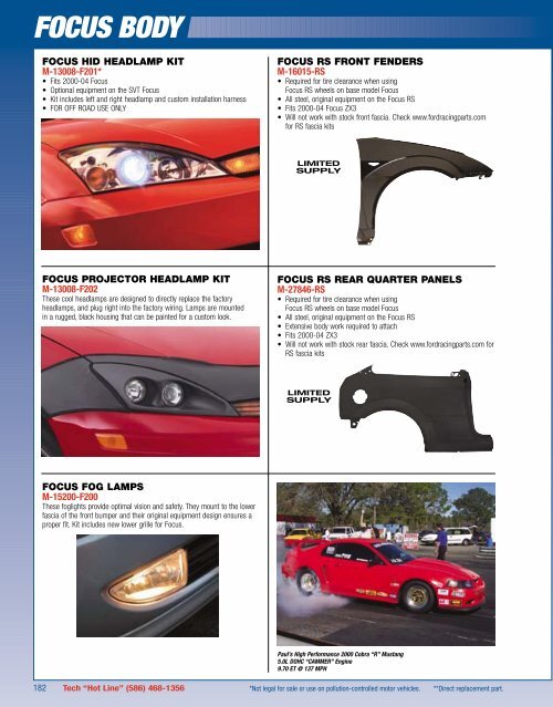 2006 Ford Racing Performance Parts Catalog