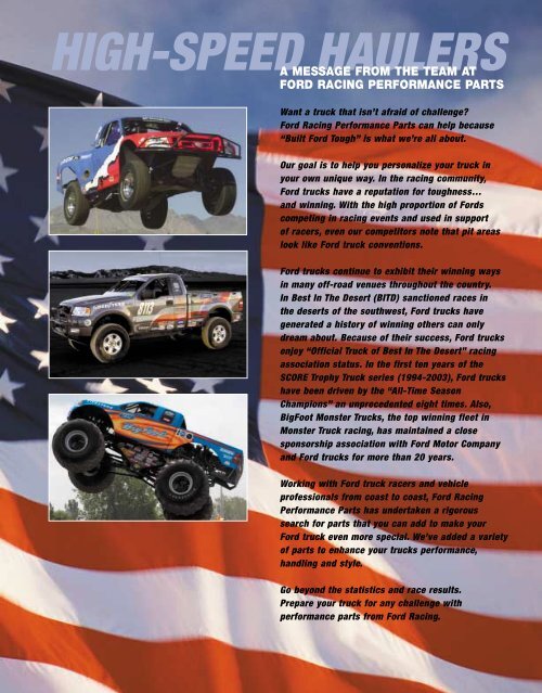 2006 Ford Racing Performance Parts Catalog