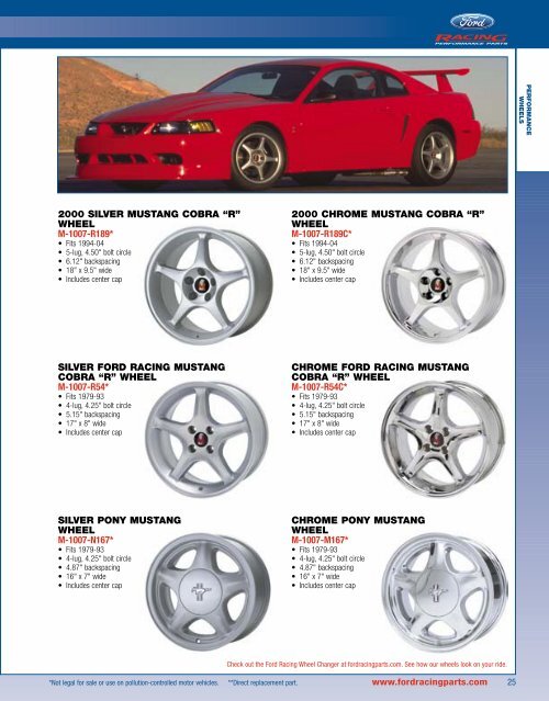 2006 Ford Racing Performance Parts Catalog