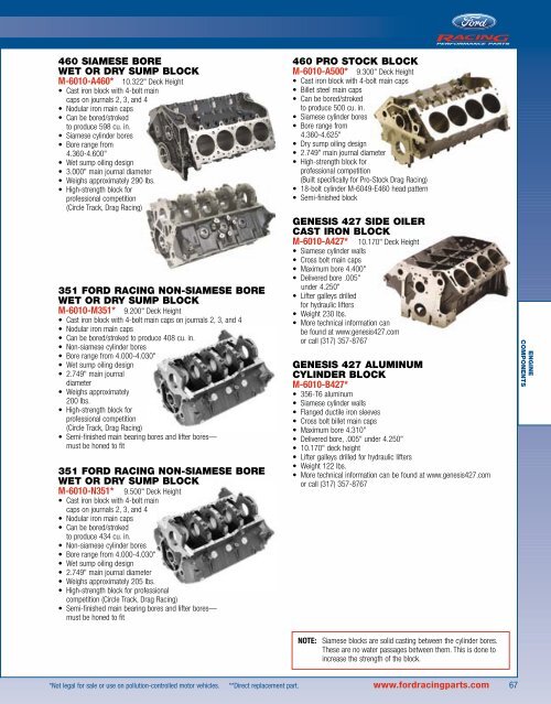 2006 Ford Racing Performance Parts Catalog
