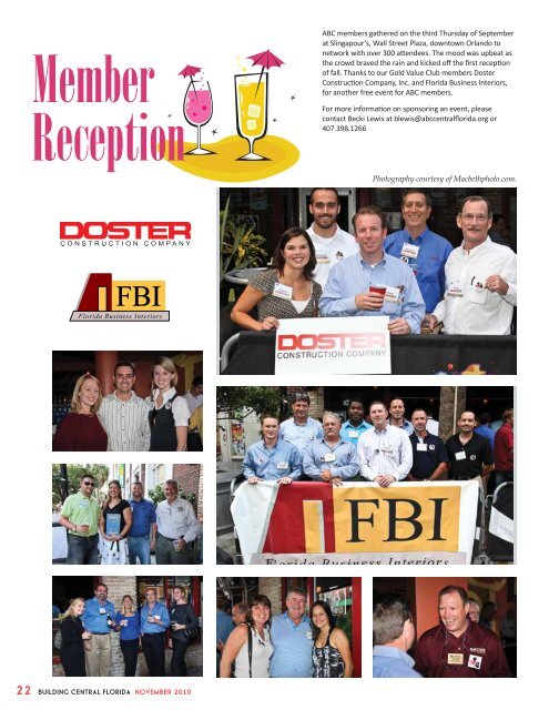 November 2010 - Central Florida Chapter Associated Builders and ...