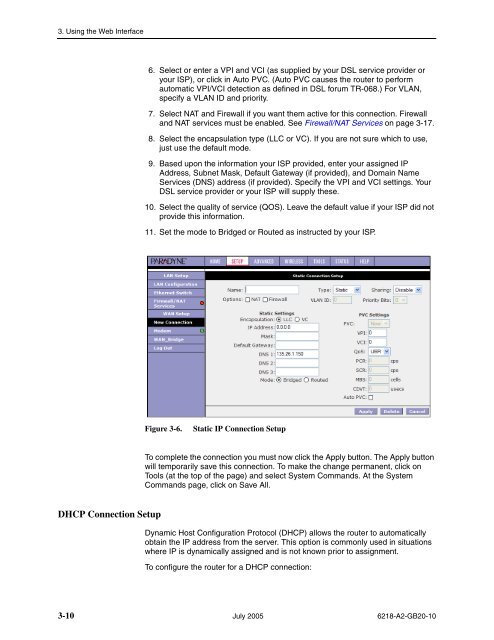 6218-A1 Wireless Router User's Guide - Zhone Technologies