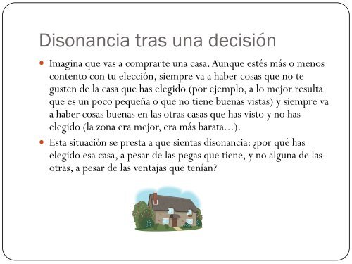 AutojustificaciÃ³n y Disonancia Cognitiva