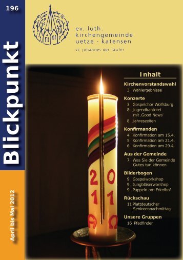 Blickpunkt - Ev. luth. Kirchengemeinde Uetze