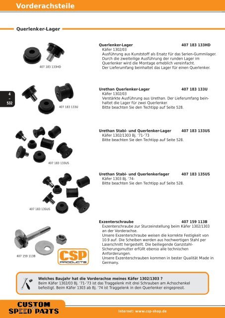 Vorderachse - CSP-Products