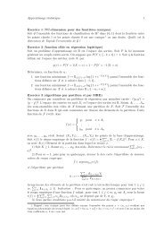 Apprentissage statistique 1 Exercice 1 (VC-dimension pour des ...