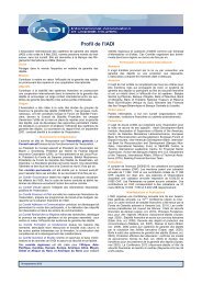 IADI Profile 30 Sept 2012 - French - clean - International Association ...