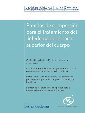 Prendas de compresiÃƒÂ³n para el tratamiento del linfedema de la ...