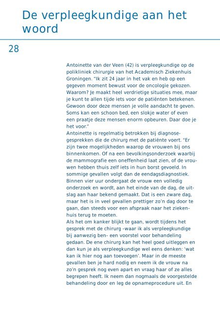 Borstkanker en Chirurgie - Chirurgenoperatie