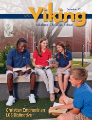 Viking â December 2011 - Lakeland Christian School