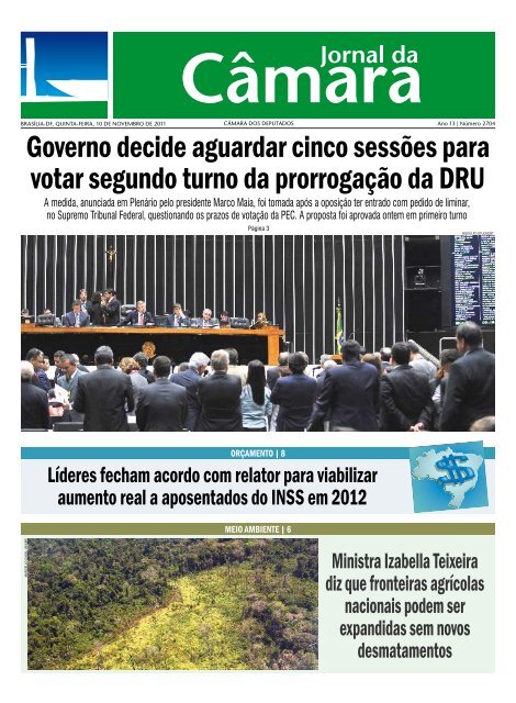 Governo decide aguardar cinco sessões para votar segundo turno ...