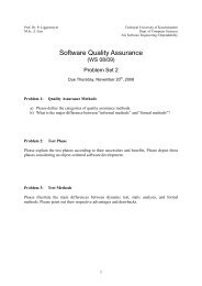 Software Quality Assurance - Software Engineering: Dependability