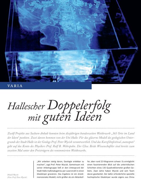 als PDF - Alumni Halenses - Martin-Luther-Universität Halle ...