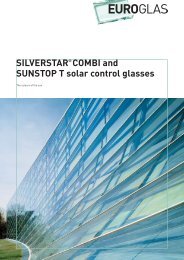 SILVERSTARÂ® COMBI and SUNSTOP T solar control ... - Euroglas