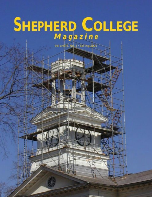 spring 2001 vol 6 no 3final - Shepherd University