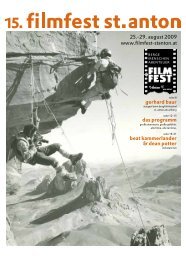 gerhard baur das programm beat kammerlander ... - Climbing.de