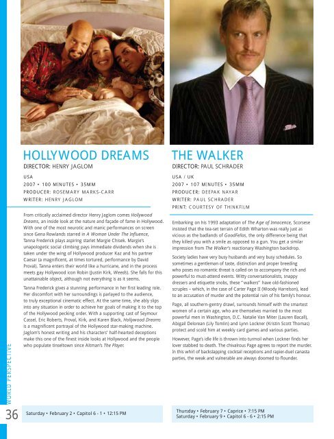 2008 Program guide - Victoria Film Festival