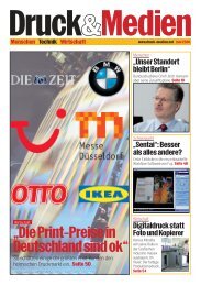 „Die Print-Preise in Deutschland sind ok“ - Druck und Medien