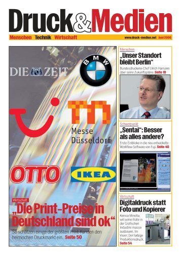 „Die Print-Preise in Deutschland sind ok“ - Druck und Medien