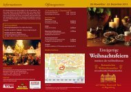 Weihnachtsfeiern - Romantischer Weihnachtsmarkt Thurn und Taxis