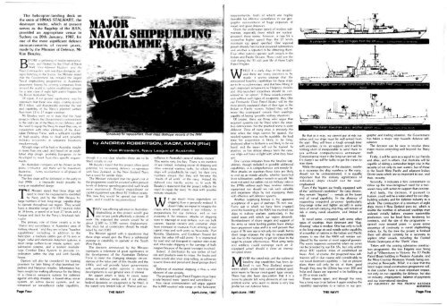 The Navy Vol_49_Part1 1987 - Navy League of Australia