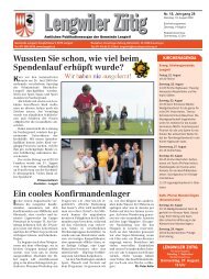 Ausgabe vom 18. August 2009 [PDF, 1.00 MB] - Gemeinde Lengwil