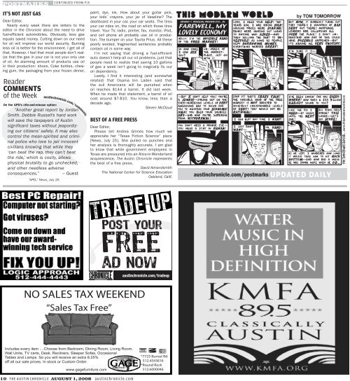 Aug. 1, 2008 - The Austin Chronicle