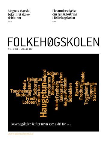 Nr. 5 2011 - folkehogskolene.net