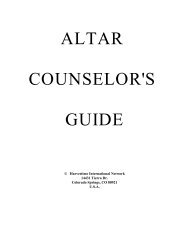 ALTAR COUNSELOR'S GUIDE