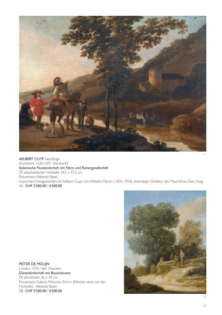 Auktionskatalog 2010 (2'853 kB - pdf) - Galerie Gloggner Luzern