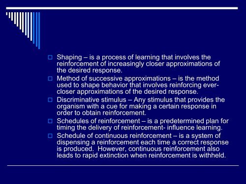 Ciccarelli Chapter 5 - Learning