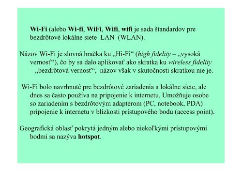 Wifi siete na TUKE