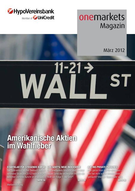 onemarkets Magazin 03/2012 - Infoboard