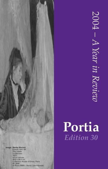 10797 Portia Issue 30 - Victorian Women Lawyers