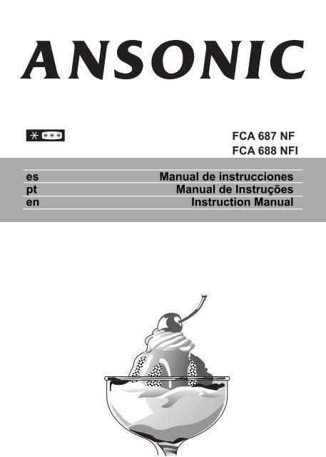 FCA 687 NF FCA 688 NFI Manual de instrucciones Manual ... - Areeta