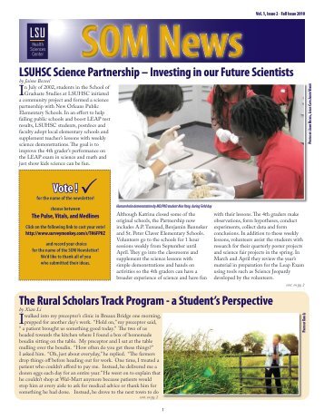 LSUHSC Science Partnership - School of Medicine